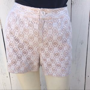 Lauren Conrad lace design shorts size 4